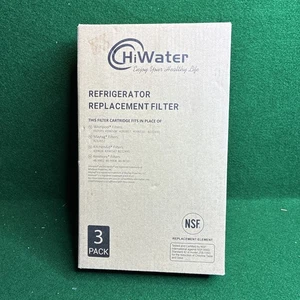 3 - Filtro de agua de repuesto Hi Water JTB-1393A-S para Whirlpool 4396508 4396510 - Imagen 1 de 5