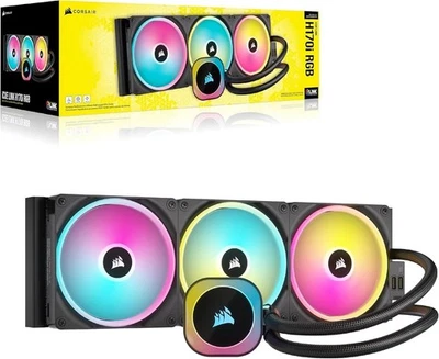 Corsair iCUE LINK H170i RGB Flüssig-CPU-Kühler -420mm AIO- QX140 RGB-Lüfter NEU