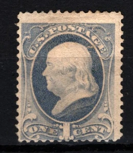 US 1870 1-Cent Franklin Blue USA MLH, see 2 scan (n57) - Picture 1 of 2