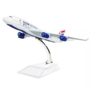 BRITISH AIRWAYS A380(One World)Airlines Die Cast Metal Desk Aircraft Plane D-UK - Picture 1 of 3