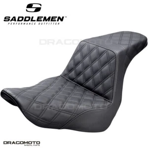 SEAT HARLEY SOFTTAIL SADDLEMEN Step-Up 818-29-175 - Picture 1 of 3