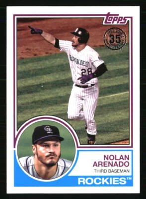 Nolan Arenado 2018 Topps #83-58 BASEBALL Card - Image 1 of 2