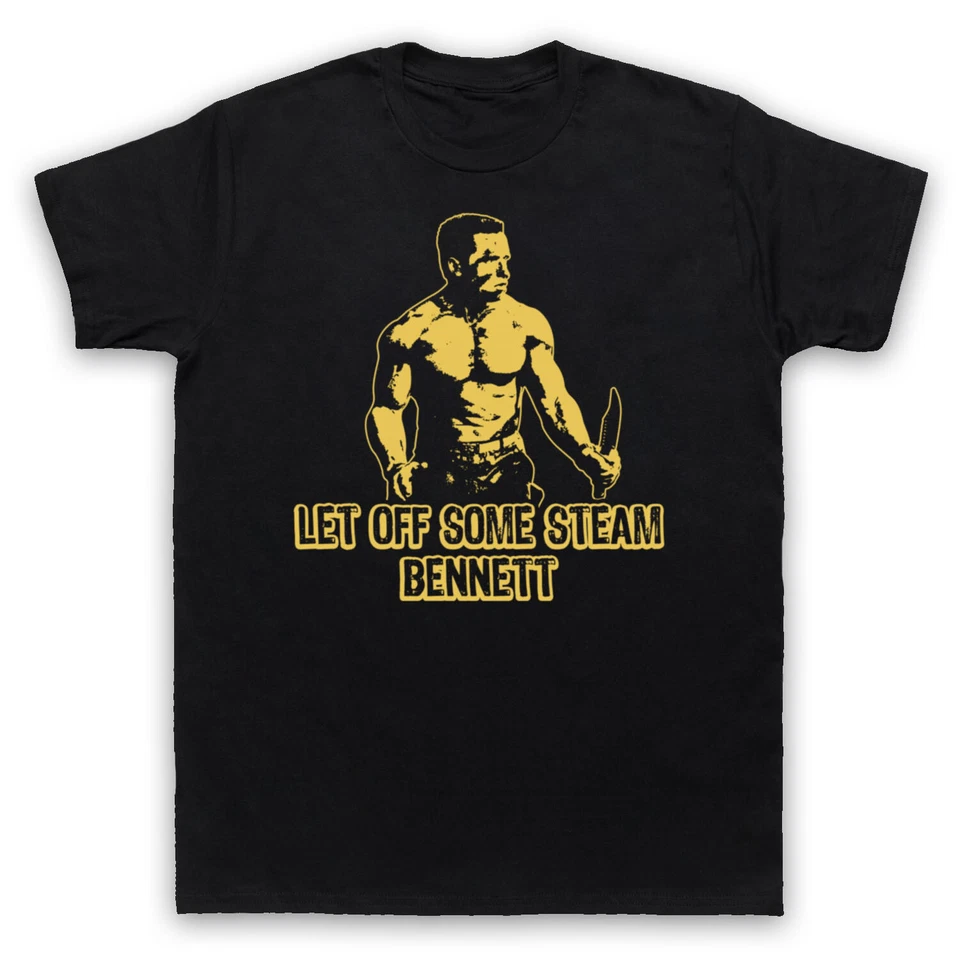 THE GUNS OF BRIXTON COMMANDO MATRIX LET OFF SOME STEAM BENNETT UNOFFICIAL MENS & WOMENS T-SHIRT