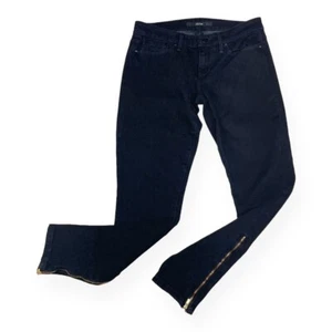 Jeans Joe's W 26 Zip Caviglia Chelsea Jeans Tate Wash Nero 5 Tasche Elasticizzato - Foto 1 di 9