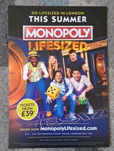 Monopoly tamaño real (Tottenham Court Rd. London) A5 Doble Cara Color Flyer 2024 - Imagen 1 de 2