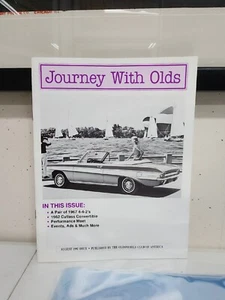 JOURNEY WITH OLDS JWO AUGUST 1992 RARE HARD TO FIND COPY  - Picture 1 of 2