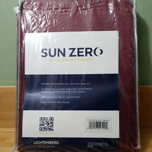 Sun Zero Lightenberg Verdunkelungsvorhang 42"" x 64"" burgandisch *ein Panel* - Bild 1 von 3