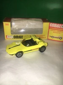 Corgi Whizzwheels Bertone Runabout Barchetta 386 Original Box 1970s Corgi Toy - Picture 1 of 10