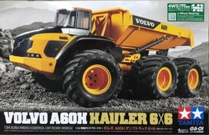Tamiya 1/24 Auto RC Elettrica Serie n.676 Volvo A60H Dumper 6x6 G6-01 58676 - Foto 1 di 3