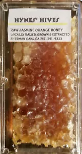Honey: Local California 100 % Raw Orange Jasmine infused natural Chunk Comb - Picture 1 of 3