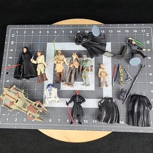 Star Wars 1995-1999 Lot of 15 Action Figures Kenner Bobba Fett Darth Maul Binks - Picture 1 of 17