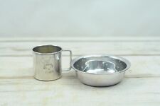 Vintage Campbells Wm. A Rogers Silver / Silverplate Infant Baby Childs Cup Bowl