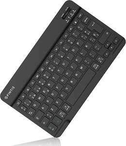 Spanish Keyboard Bluetooth Wireless Super Slim (4 Mm) 10 Inch for Ios Apple Ipad - Imagen 1 de 12