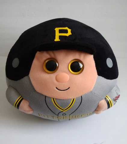 TY Beanie Ballz Pittsburgh Pirates LARGE 13" MLB Stuffed Plush Baseball Player Cover