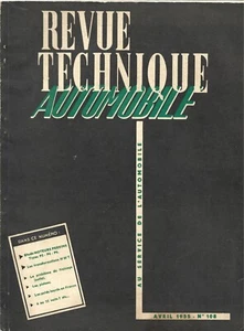 Revue Technique Automobile Avril 1955 - Rivista francese Automobilia Perkins - Imagen 1 de 1