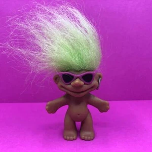 Vintage Street Kids Totally Troller Green Hair Lucky Doll Mascot Toy Figure 90s - Picture 1 of 4