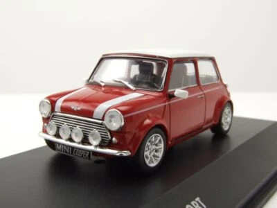 Mini Cooper Sport 1997 Rosso Bianco Modellino Auto 1:43 Solido - Immagine 1 di 4