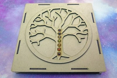 Chakra Kristall Palm Steine Metaphysisch Reiki Heilung Balance Selbst Pflegeset - Bild 1 von 4