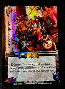 UFS Street Fighter #SF1P 11/12 Foil Promo Universal Fighting Street Fighter - Picture 1 of 2