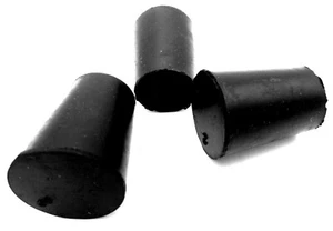 Rubber Stopper Tapered Hole Plug, Fits 17mm To 19mm Round Holes, Free Shipping! - Picture 1 of 12