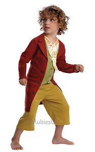 FANCY DRESS COSTUME ~ LORD OF THE RINGS BILBO BAGGINS SMALL AGE 3-4