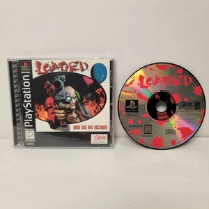 Loaded Black Label Jewel Case Variant Playstation 1 PS1 Complete! Tested - Picture 1 of 8