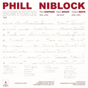 Phill Niblock Boston/Tenor/Index (Vinyl) (Importación USA) - Imagen 1 de 1