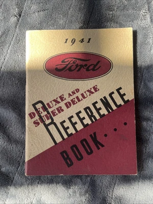 Libro de referencia Ford Deluxe y Super Deluxe 1941 - 64 páginas 7X5 Foto 1 de 4