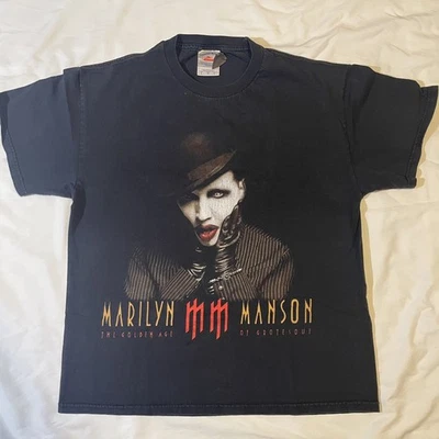 Marilyn Manson Vintage T Shirt The Golden Age of Grostesque Tour 2003 Large - Image 1 of 4