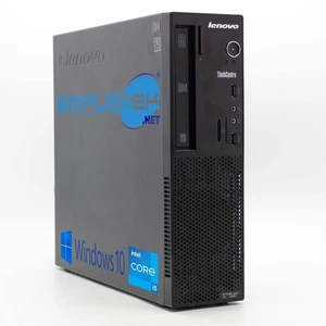 Lenovo E73 SFF i5 Windows 10 8GB 240GB Ordinateur de Bureau Dvd-Rw - Photo 1/4