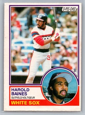 1983 O-Pee-Chee #177 Harold Baines Chicago White Sox - Image 1 of 2