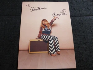ANASTACIA firmado autógrafo firmado en 21x29,5 cm tarjeta de autógrafo InPerson LOOK - Imagen 1 de 1