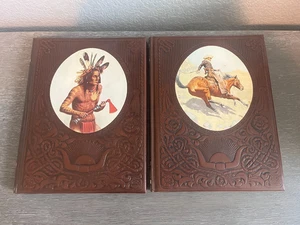 (2) Vintage Time Life Old West The Cowboys The Indians Hardcover Books Western - Picture 1 of 11
