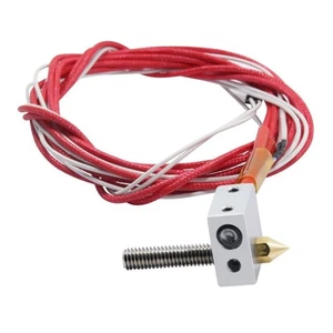 3D Printer MK8 Assembled Extruder Hotend Kit 1.75 to 0.4mm Nozzle Heating Block - Zdjęcie 1 z 14