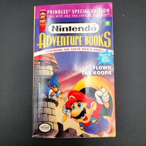 Vtg Flown the Koopa Nintendo Adventure Book #8 Pringles Super Mario Bros 1991 - Picture 1 of 7