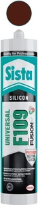 Sista Silikon F109 Fusion Universal Kartusche=300ml dunkelbraun - Bild 1 von 1