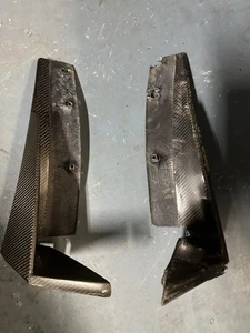 Z06 Stage 3 CARBON FIBER Front Side Winglet Extensions For 14-19 Corvette C7 - Picture 1 of 7