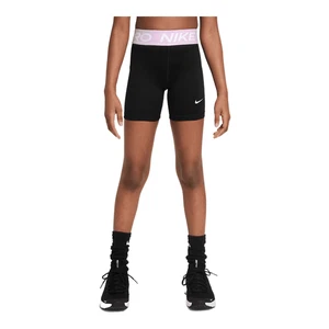 Nike Pro Girls' Shorts (Black/Doll/White) - Picture 1 of 1