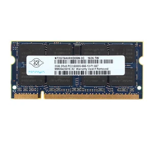 Nanya 2GB PC2-5300 2Rx8 DDR2 667Mhz 200Pin Memory RAM Laptop SO-DIMM 1.8V - Picture 1 of 4