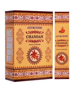 Ayurvedische Chandan Masala Räucherstäbchen Agarbatti Packung mit je 12 x 15 ... - Bild 1 von 3
