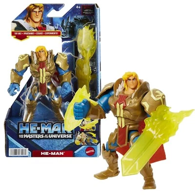 Mattel Masters of the Universe He Man Action Figure power attack effetto a molla - Immagine 1 di 4