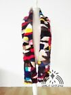  genuine real natural mink fur scarf women fashion multicolor colorful scarves