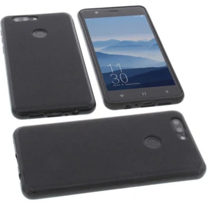 Tasche für Elephone P8 Mini Handytasche Schutz Hülle TPU Gummi Case Schwarz - Bild 1 von 5