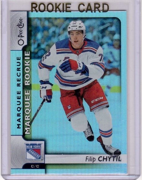 FILIP CHYTIL /18 O-Pee-Chee OPC Update Rookie Rainbow Foil 639 New York Rangers - Image 1 of 1