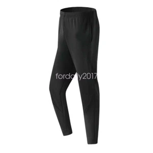 Youth Men's Gym Sport Fitness Running Football Soccer Training Casual Pants - Picture 1 of 12