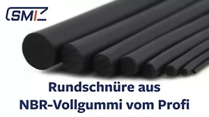 Rundschnur NBR Vollgummi ÖL- / BENZINBESTÄNDIG 70 shore Gummischnur Rundprofil Z - Bild 1 von 1