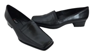 Ecco City Oslo Pump Black Heel Shoes Slip On Women's Size 9/9/5 EU 40 - Picture 1 of 15