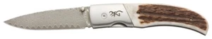 Browning Illusion Collectible Liner Lock Folding Knife Drop Point Brown-3220370B - Picture 1 of 1