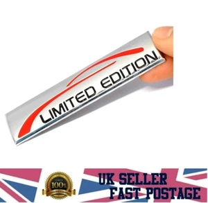 LIMITED EDITION Silber Emblem Badge Auto Auto Aufkleber 3D Metall Toyota Mazda Nissan - Bild 1 von 7