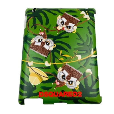 Dsquared2 Green Hard Case Cover For Apple iPad 2 18 cm x 24 cm - Image 1 of 4